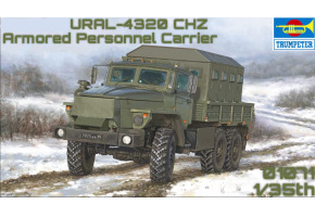 Збірна модель 1/35 Вантажівка URAL-4320 CHZ Trumpeter 01071