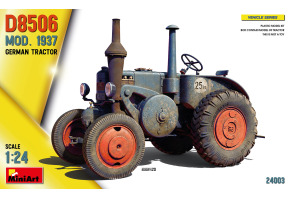 Збірна модель 1/24 Німецький трактор D8506, модифікація 1937 Miniart 24003
