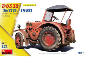 Збірна модель 1/24 Німецький трактор D8532, модифікація 1950 року. Miniart 24007