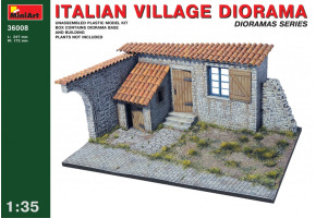 Диорама итальянской деревни