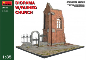 Діорама із зруйнованою церквою