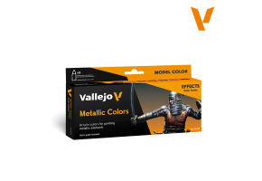 Набір акрилових фарб Металік (Metallic Colors) Vallejo VAL 70118
