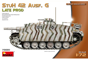 Збірна модель 1/72 САУ StuH 42 Ausf. G (Late production) MiniArt 72120