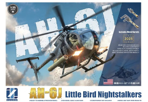 Сборная модель 1/35 Вертолет AH-6J Little Bird 'NIGHTSTALKERS' Zimi Model ZM50001