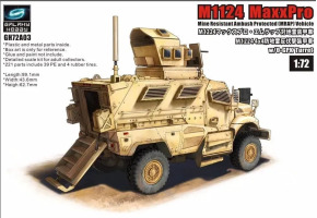 Збірна модель 1/72 Бронетранспортер M1224 MaxxPro MRAP w/OGPK Turret T-Model GH72A03