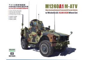 Збірна модель 1/72 Бронеавтомобіль U.S. M-ATV M1240A1 MRAP w/O-GPK kits T-Model GH72A05
