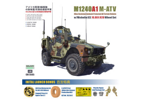 Збірна модель 1/72 Бронеавтомобіль U.S. M-ATV M1240A1 MRAP з комплектами O-GPK kits T-Model GH72A05-Sp
