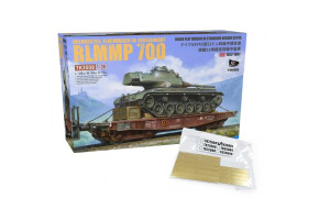 Збірна модель 1/35 Платформений вагон Rlmmp 700 (1952-1991)  (з фототравленням) T-Model TK3508-SP