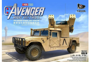 Збірна модель 1/72 Бронеавтомобіль U.S.Avenger AN/TWQ-1 1991 desert storm T-Model TK7317