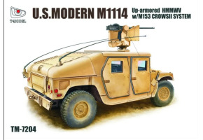 Збірна модель 1/72 Бронеавтомобіль U.S.HMMWV M1114 w/M153 CROWSII T-Model TM7204