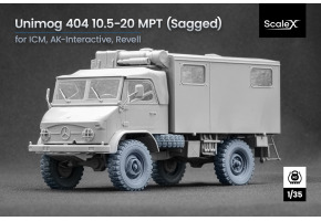 Набір коліс (з деформацією) для Унімог 404 10.5-20 MPT від Revell, AK-Interactive, ICM ScaleX WM 35022S