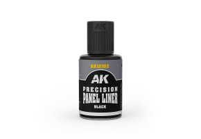 Панелайнер чорний 30мл AK-Interactive 12102