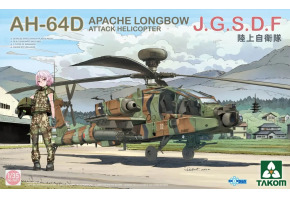 Збірна модель 1/35 Вертоліт AH-64D Apache LONGBOWATTACK HELICOPTER J.G.S.D.F Takom 2607