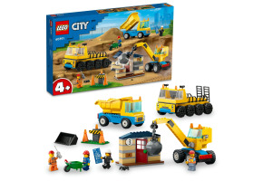 Конструктор LEGO City Строительный грузовик и шаровидный кран-таран 60391