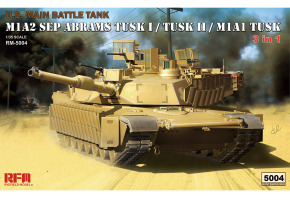 Збірна модель 1/35 Танк M1A2 SEP Abrams TUSK I/II (3in1) RFM RM-5004