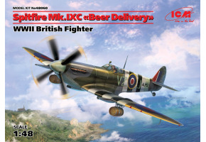 Збірна модель 1/48 Британський винищувач Spitfire Mk.IXC  «Доставка пива» ICM 48060