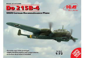 Збірна модель 1/72 Літак Dornier Do 215B-4 ICM 72305