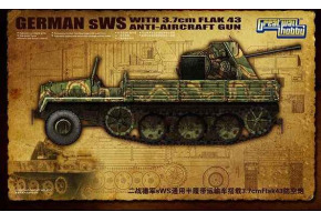 WWII German sWS General Cargo Version with 3.7cm FlaK43