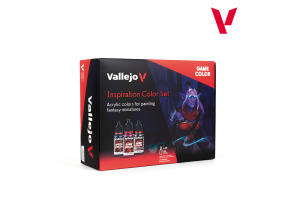Набор акриловых красок и кистей Game Color Вдохновение (Game Color Inspiration Set) VAL 72182