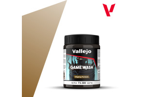 Акриловая смывка Сепия (Sepia Wash) Vallejo VAL 73300