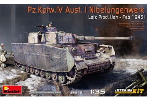 Збірна модель 1/35 Німецький танк Pz.Kpfw.IV Ausf. J Nibelungenwerk Late Prod. (Jan – Feb 1945)  Miniart 35342 