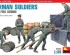 preview Збірна модель 1/35 Фігури Німецькі солдати з бочками з пальним (Special Edition) MiniArt 35366