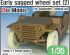preview US M151A1 Early sagged wheel set ( 2)- Civilian tire