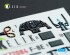 preview Chance Vought F-8 E Crusader 3D декаль інтер'єр для комплекту Academy 1/72 KELIK K72084