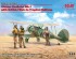 preview Scale model 1/32 British fighter Gloster Sea Gladiator Mk.II with British pilots in tropical uniform ICM 32043