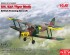 preview Scale model 1/32 British training aircraft DH. 82A Tiger Moth ICM 32035