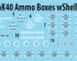 preview Scale model 1/35 Ammunition set 7.5 cm PaK40 with shells Miniart 35402