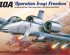 preview Scale model 1/72 of the A-10A aircraft &quot;OPERATION IRAQI FREEDOM&quot; Academy 12402