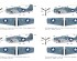 preview Збірна модель 1/48 Літак Grumman F4F-4 Wildcat - Битва за Мідвей, 1942 р. (нова прес-форма) Academy 12355