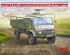 preview Збірна модель 1/35 Армійський автомобіль Unimog S 404 з кулеметною установкою Drehringlafette ICM 35139
