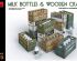 preview Milk bottles and wooden boxes