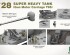 preview Сборная модель 1/35 Сверхтяжелый танк Т28 (самоходная артиллерийская установка Т95) Takom 2209