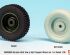 preview German Wolf Lkw gl light Sagged Wheel set (for Revell 1/35)