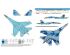 preview Foxbot 1:32 Ukrainian Air Force Su-27P decal, digital camouflage, part 2