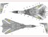preview Сборная модель 1/144 Тактический фронтовой бомбардировщик Су-24М украинский современный «пиксельный»