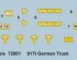 preview Збірна модель 1/72 Німецька вантажівка 917т IBG Models 72061