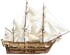 preview Scale wooden model 1/45 Frigate HMS &quot;Bounty&quot; (with cutaway hull) OcCre 14006