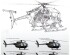 preview Збірна модель 1/35 Вертоліт AH-6J/MH-6J Little Bird (з фігурками) Zimi KH50004