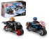 preview Конструктор LEGO Мотоцикли Чорної Вдови та Капітана Америка Super Heroes 76260