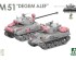 preview Збірна модель 1/35 Набір Американські танки Шерман (M4A1(76W) VVSS &amp; M51 "Degem Alef") та джип Willys Takom 2207W