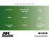 preview Alcohol-based acrylic paint Clear Green AK-interactive RC823