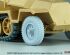 preview WW2 German Sd.kfz.251 Half-track front sagged wheel set - Early (for Sd.kfz.251 kit)