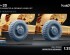 preview Набор колес для Д-20 (обычные и деформированные И-78) от Trumpeter ScaleX WM-35060C