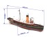 preview Scale wooden model 1/50 Tugboat Hercules OcCre 61002