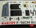 preview Lockheed Martin F-16 CM декаль інтер'єр для комплекту GWH 1/48 KELIK K48209