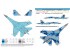 preview Foxbot 1:48 Decal Su-27PM-1 Ukrainian Air Force, digital camouflage, part 2 (with masks) FB 48-085A